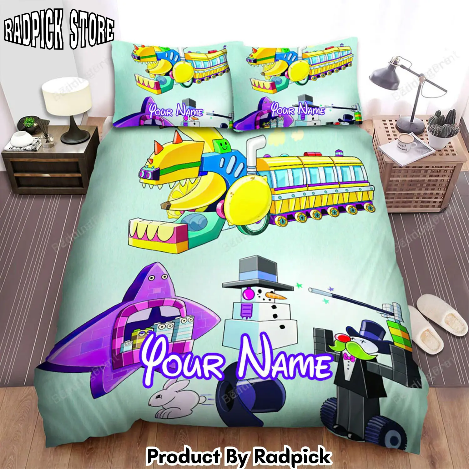 Radpick the lego movie 2 the second part 28201929 movie illustration 5 bed sheets duvet cover personalized name bedding sets rp3271122